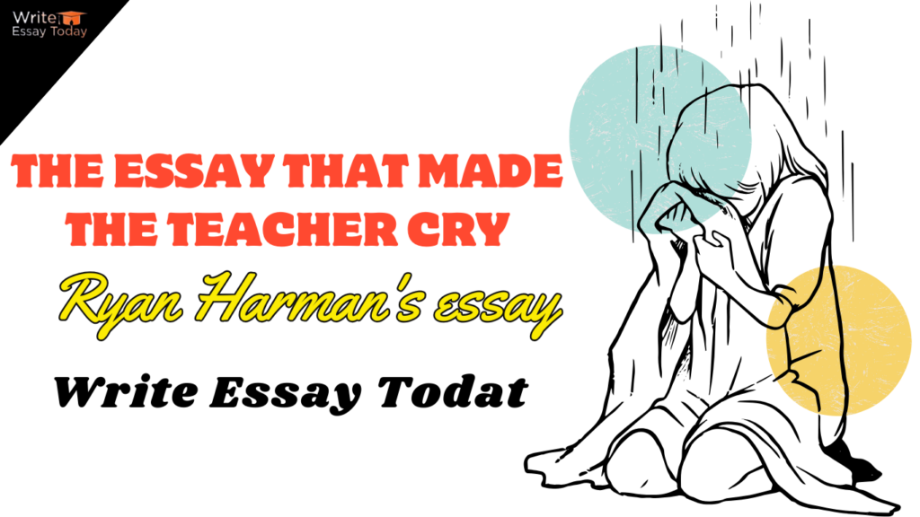 What inspired Ryan Harman to write the essay?